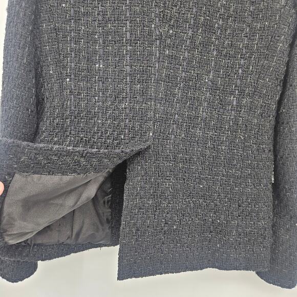 Generation Love‎ Lila Contrast Tweet Blazer in Black/Cream XS - Picture 9 of 10